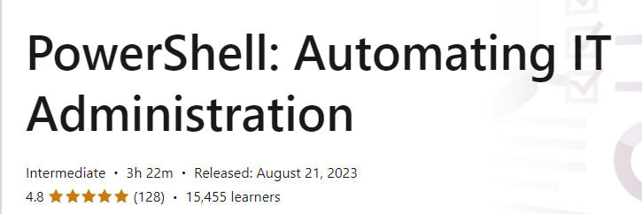 Pictures · LinkedIn — PowerShell: Automating IT Administration 2023-8