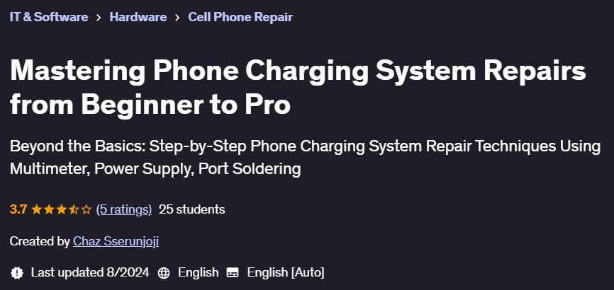 Pictures · Udemy — Mastering Phone Charging System Repairs from Beginner to Pro 2024-8