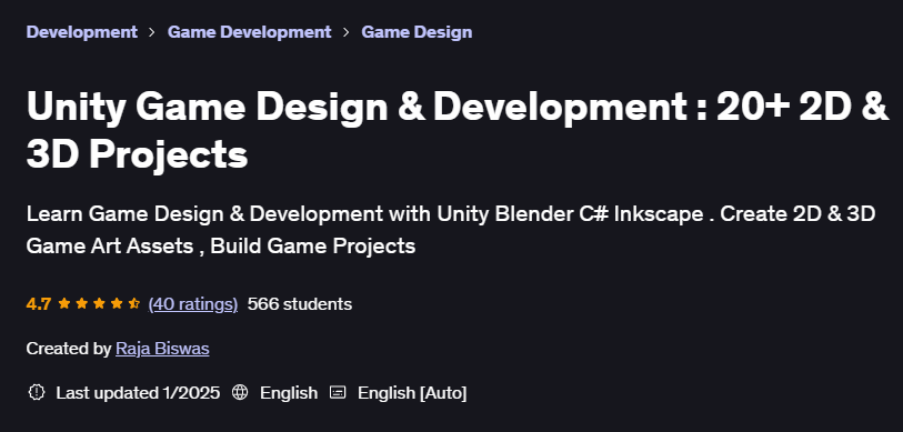 Pictures · Unity Game Design & Development : 20+ 2D & 3D Projects 2022-10