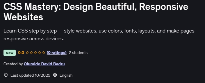 الصور · CSS الماجستير: تصميم مواقع الويب الجميلة والردية 2025-10