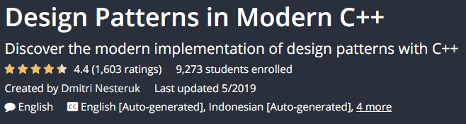 Pictures · Udemy — Design Patterns in Modern C++ 2019-5