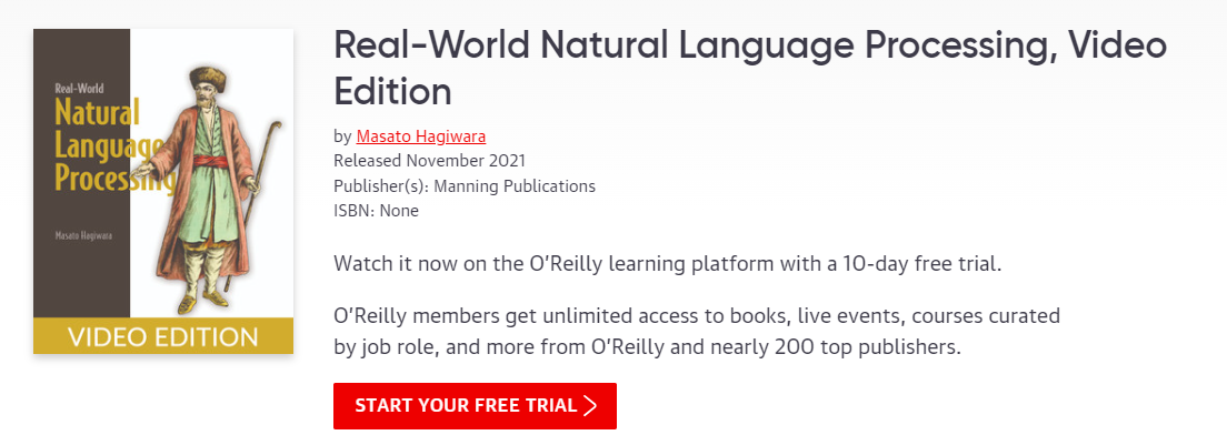 Pictures · Oreilly – Real-World Natural Language Processing, Video Edition 2021-11