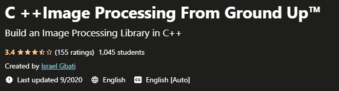 Pictures · Udemy — C ++Image Processing From Ground Up™ 2020-9