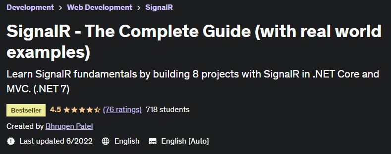 Pictures · Udemy — SignalR – The Complete Guide (with real world examples) 2022-5