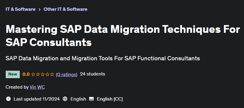 Pictures · Udemy — Mastering SAP Data Migration Techniques For SAP Consultants 2024-10