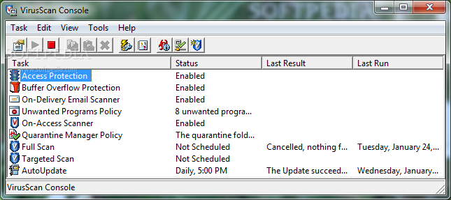 Pictures · McAfee VirusScan Enterprise 8.8 P16 Win/ 10.7.8 macOS
