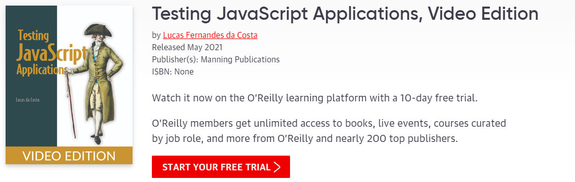 Pictures · Oreilly — Testing JavaScript Applications, Video Edition 2021-5