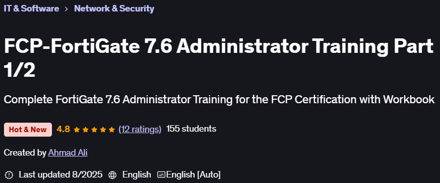 Pictures · Udemy — FCP-FortiGate 7.6 Administrator Training Part 1/2 2025-7