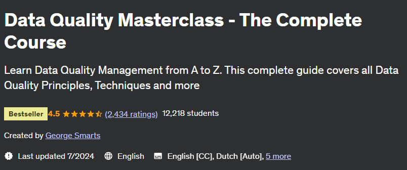 Pictures · Data Quality Masterclass – The Complete Course 2023-12