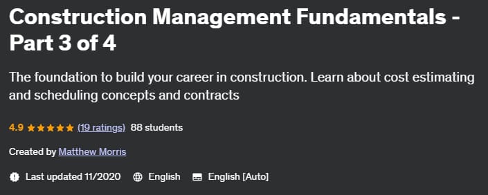 Pictures · Udemy — Construction Management Fundamentals – Part 3 of 4 2020-11