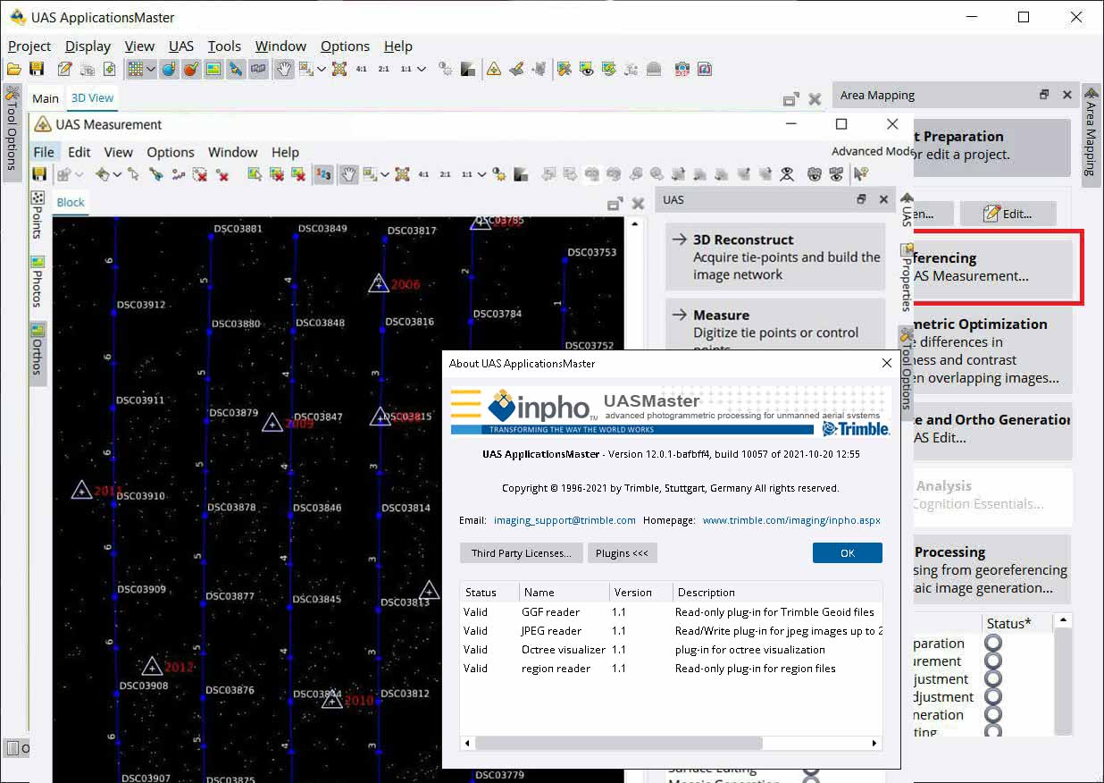 Pictures · Trimble Inpho UASMaster 12.0.1 x64