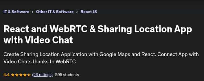 Pictures · Udemy — React and WebRTC & Sharing Location App with Video Chat 2023-2