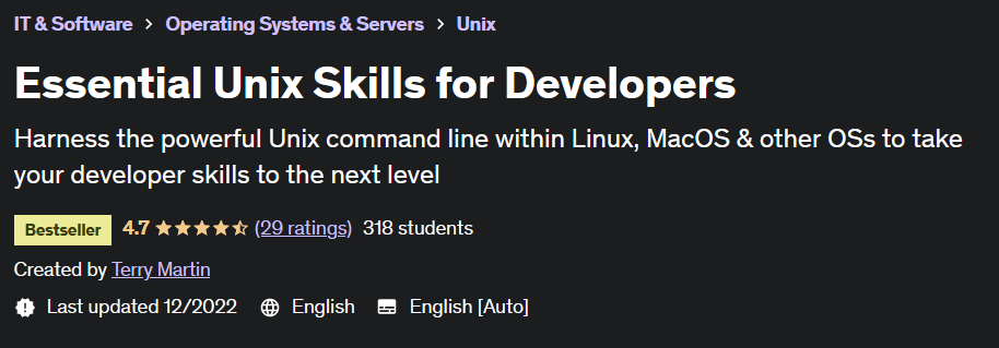 Pictures · Udemy — Essential Unix Skills for Developers 2022-12