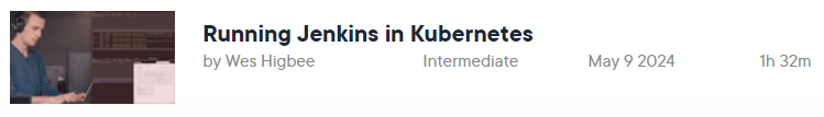 Pictures · Pluralsight — Running Jenkins in Kubernetes 2024-5