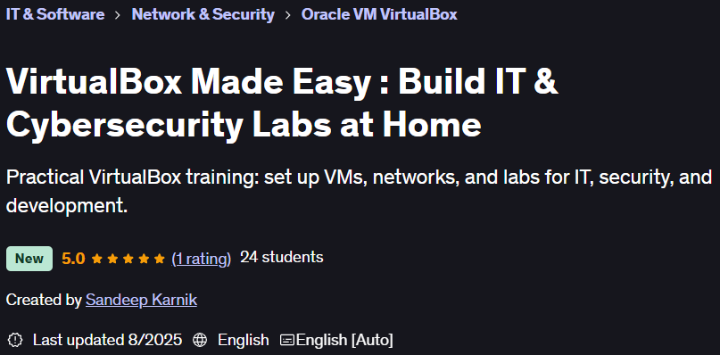 图片 · VirtualBox Made Easy : 在家建立IT和网络安全实验室 2025-6