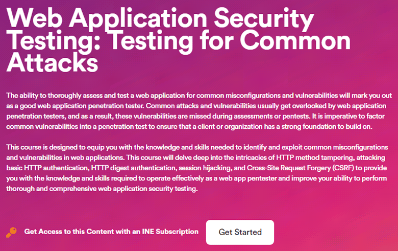 Pictures · Web Application Security Testing: Testing for Common Attacks 2023-9