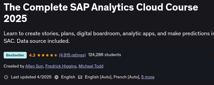 Pictures · The Complete SAP Analytics Cloud Course 2025 2025-4