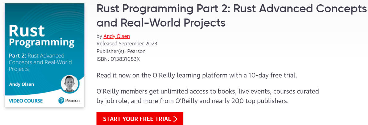 Pictures · Oreilly — Rust Programming Part 2: Rust Advanced Concepts and Real-World Projects 2023-9