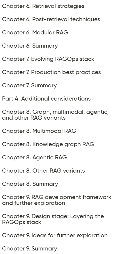 Course topics · Oreilly — A Simple Guide to Retrieval Augmented Generation, Video Edition 2025-6
