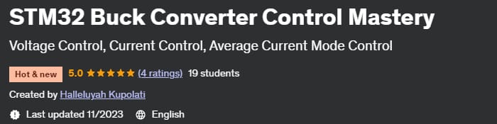 Pictures · Udemy — STM32 Buck Converter Control Mastery 2023-11