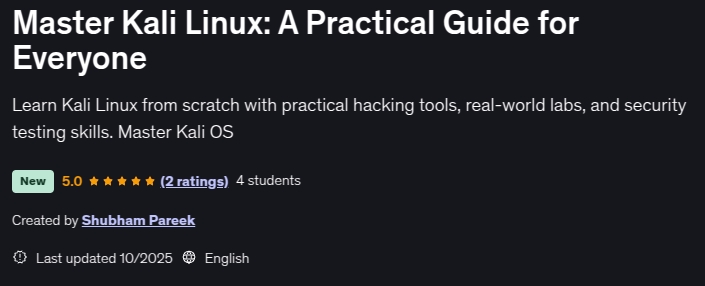 تصاویر · ماسٹر کالی Linux: ہر ایک کے لئے ایک عملی گائیڈ 2025-10