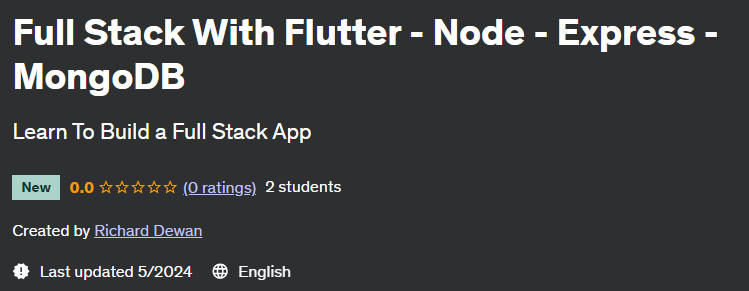 Pictures · Full Stack With Flutter – Node – Express – MongoDB 2024-5