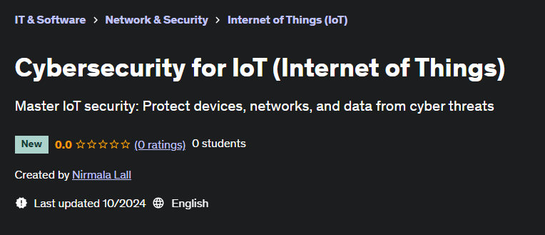 Pictures · Udemy — Cybersecurity for IoT (Internet of Things) 2024-10