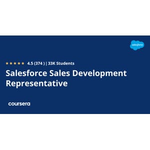 Salesforce Sales Development Representative Professional Certificate 2023-12