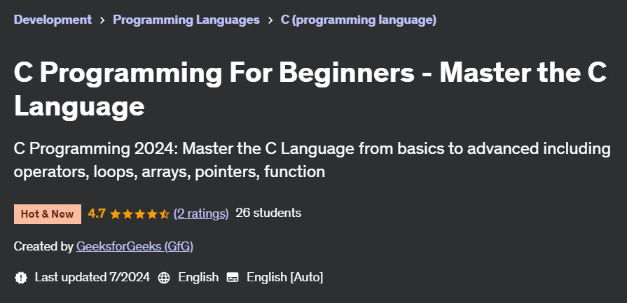 Pictures · Udemy — C Programming For Beginners – Master the C Language 2024-5