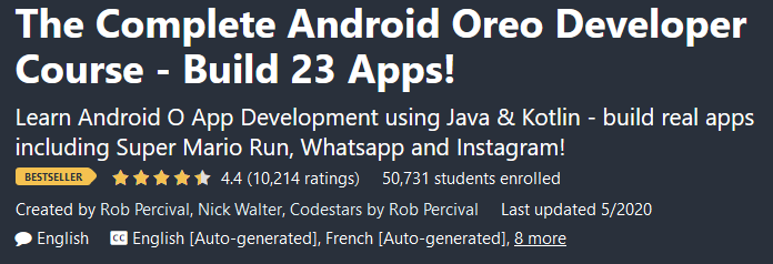 Pictures · Udemy — The Complete Android Oreo Developer Course – Build 23 Apps! 2020-1