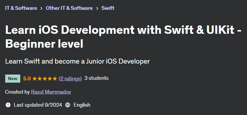 Pictures · Udemy — Learn iOS Development with Swift & UIKit – Beginner level 2024-9