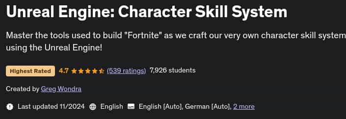 Pictures · Udemy — Unreal Engine: Character Skill System 2024-11
