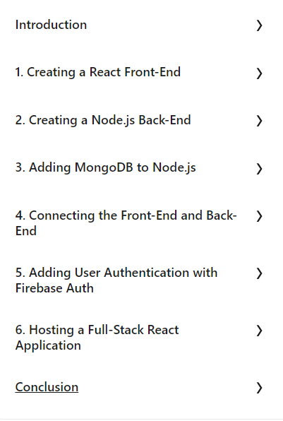 Course topics · React: Creating and Hosting a Full-Stack Site 2024-11