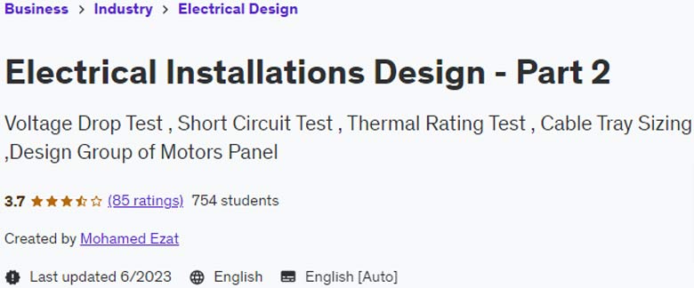 Pictures · Electrical Installations Design – Part 2 2021-10