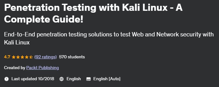 Pictures · Udemy — Penetration Testing with Kali Linux – A Complete Guide! 2018-10