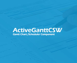 ActiveGanttCSW WPF Gantt Chart / Scheduler Control C# 3.2.3