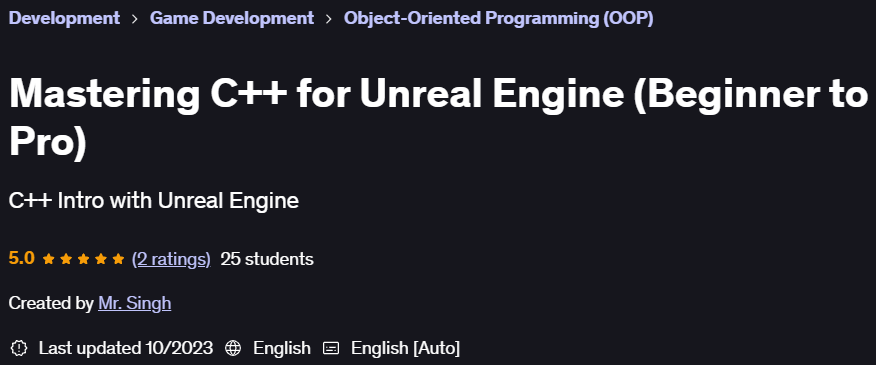 Pictures · Udemy — Mastering C++ for Unreal Engine (Beginner to Pro) 2023-10