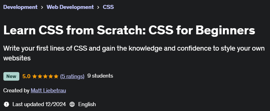 Pictures · Udemy — Learn CSS from Scratch: CSS for Beginners 2024-11