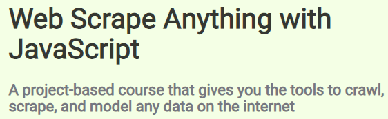 Pictures · Web Scrape Anything with JavaScript 2020-9