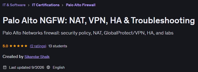 Pictures · Udemy — Palo Alto NGFW: NAT, VPN, HA & Troubleshooting 2026-9