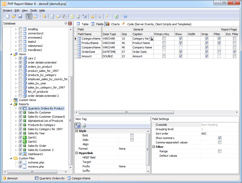 Pictures · e.World Tech PHP Report Maker 12.0.7