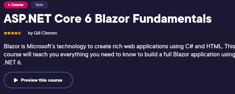 Pictures · Pluralsight — ASP.NET Core 6 Blazor Fundamentals 2022-10