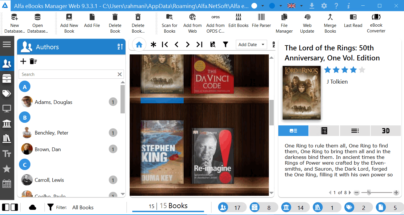 Bilder · Alfa eBooks Manager Pro/Web 9.4.56.1
