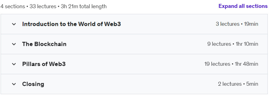 Course topics · Web3 Academy Masterclass: Web3 Essentials 2024-7