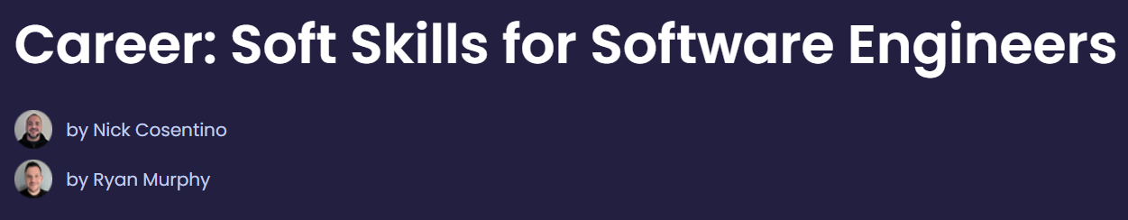 Pictures · Dometrain — Career: Soft Skills for Software Engineers 2024-12