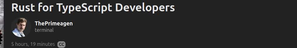 Pictures · Rust for TypeScript Developers 2023-4
