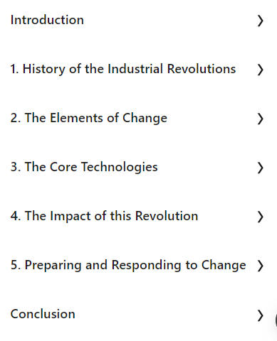 Course topics · LinkedIn — Foundations of the Fourth Industrial Revolution (Industry 4.0) 2023-8