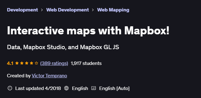 Pictures · Interactive maps with Mapbox! 2018-4