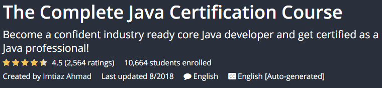 Pictures · Udemy — The Complete Java Certification Course 2018-8