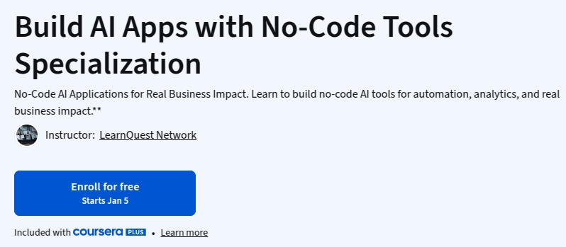 Pictures · Build AI Apps with No-Code Tools Specialization 2026-1